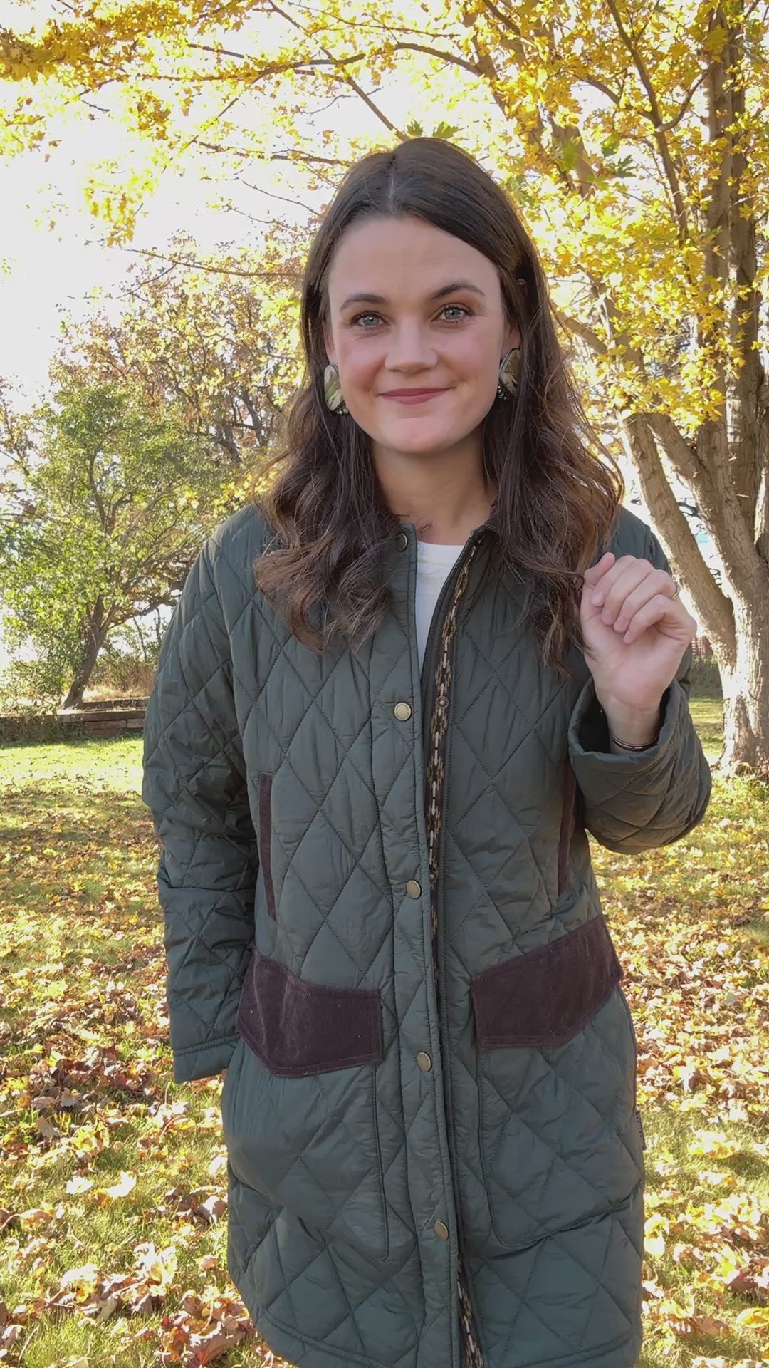 SUN RIVER QUILTED FIELD COAT IN ROSIN